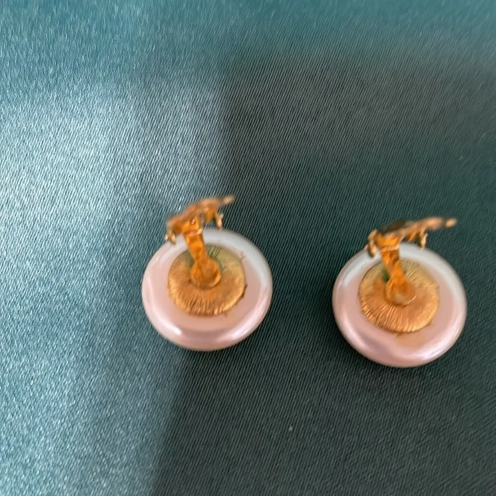 Vintage Elegant Pearl Clip-On Earrings